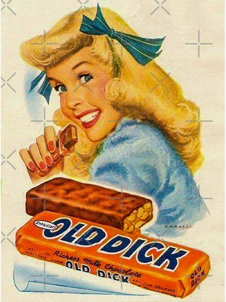 Old Dick Vintage Candy Advertisment Sticker For Sale By Intersectphoto Redbubble 3570