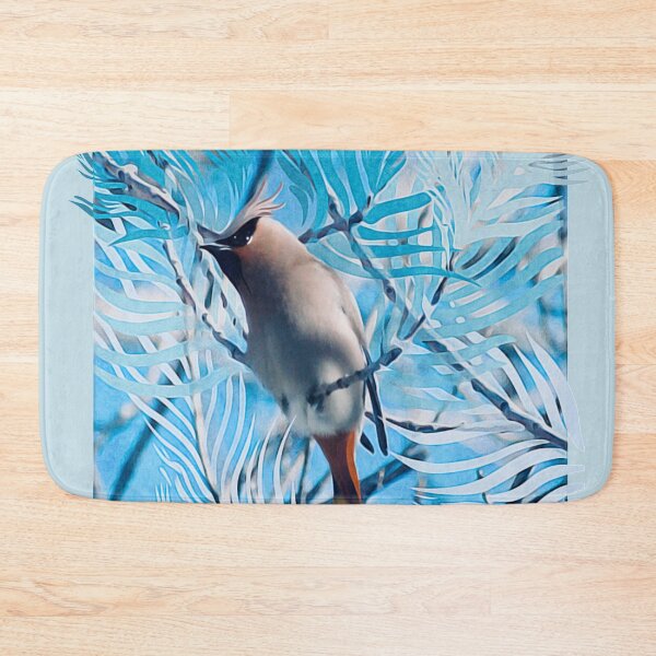 Item preview, Waxwing Bird Floral  designed and sold by faztheartnoob.