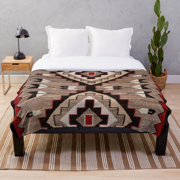 1940 NAVAJO WOVEN TAPESTRY WITH ARROWS. Original worth $15,000 Throw Blanket