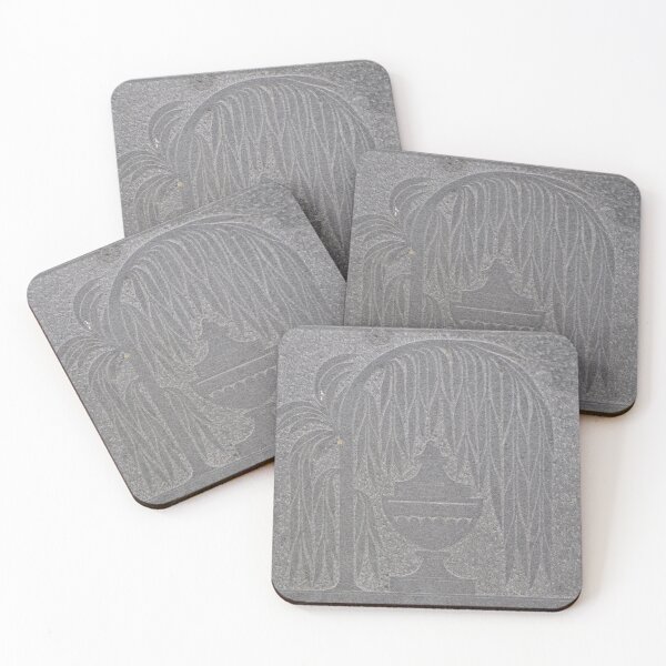 Item preview, Urn and Weeping Willow Slate Stone Engraving designed and sold by Theophanes Avery.