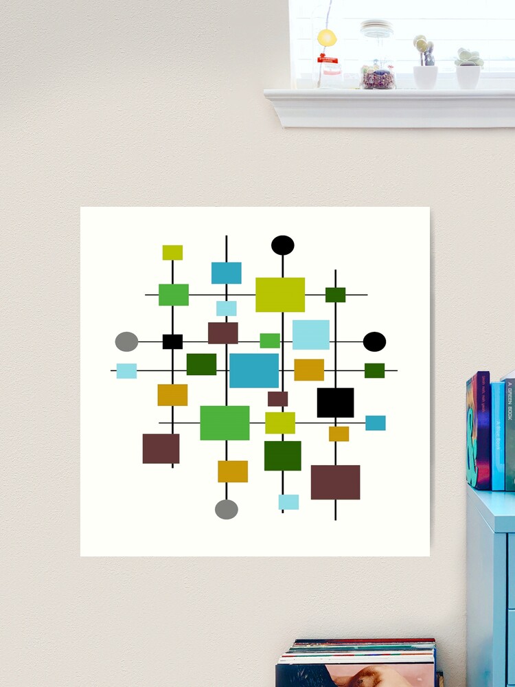 Mid-Century Modern Art 1.3 Art Print