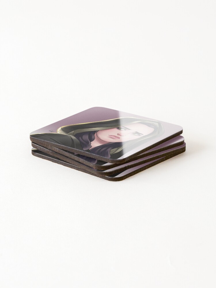 Thumbnail 4 of 5, Coasters (Set of 4), Morgana designed and sold by RafiDeSousa.