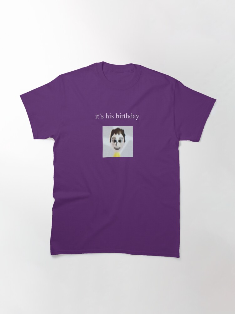 “Its His Birthday Mii Sinjin Drowning Weston Koury” T-shirt by