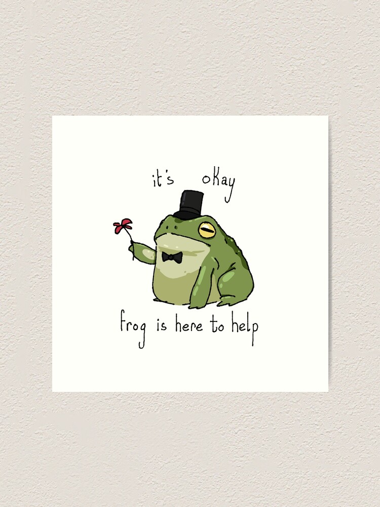 HOT Cute Frog With Top Hat Frog With Top Hat