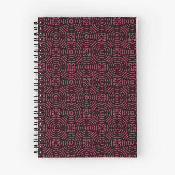 Item preview, Geometric Pattern Circles Black Pink designed and sold by Antava.