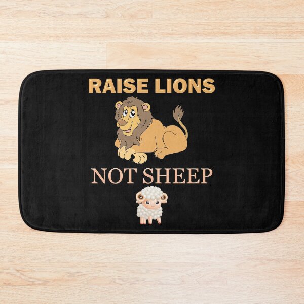 Item preview, Raise lions not sheep, raise lions, lions not sheep, not sheep, patriot party, lions, sheep, designed and sold by bimmer325.