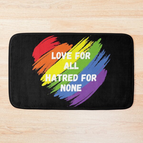 Item preview, Love for All, Hatred for None - LQBTQ Pride designed and sold by Paradox Gifts.