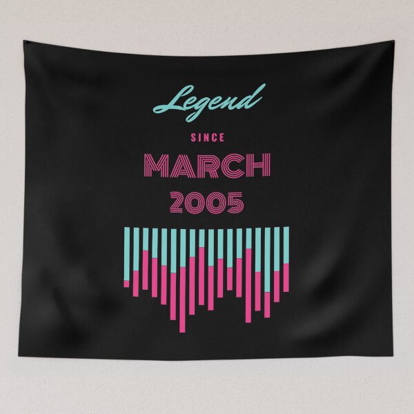 Item preview, Legend Since March 2005 16 Years Old 16th Birthday designed and sold by BELASKRI STORE.