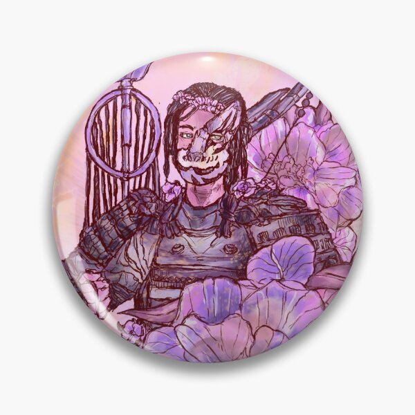 Item preview, Hunter Purple Flowers Tsushima Legends  designed and sold by felepenoboi.