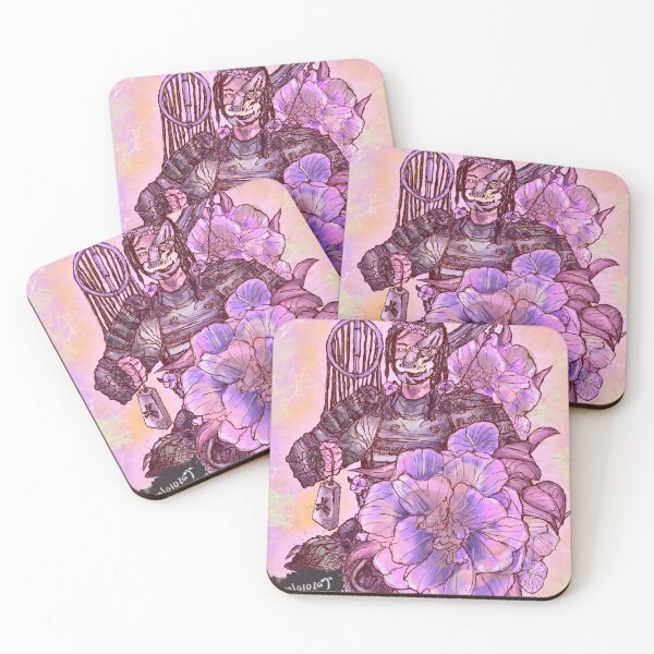 Item preview, Hunter Purple Flowers Tsushima Legends  designed and sold by felepenoboi.
