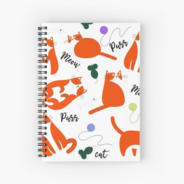 Cat Life Spiral Notebook