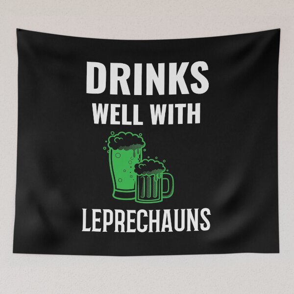 Item preview, Drinks Well With Leprechauns St. Patrick's Day Drinking designed and sold by StudioTina.