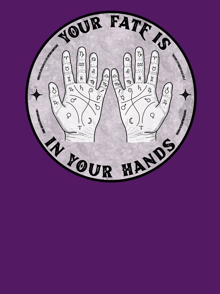 Thumbnail 7 of 7, Classic T-Shirt, Palmistry Fate designed and sold by dickierebellion.