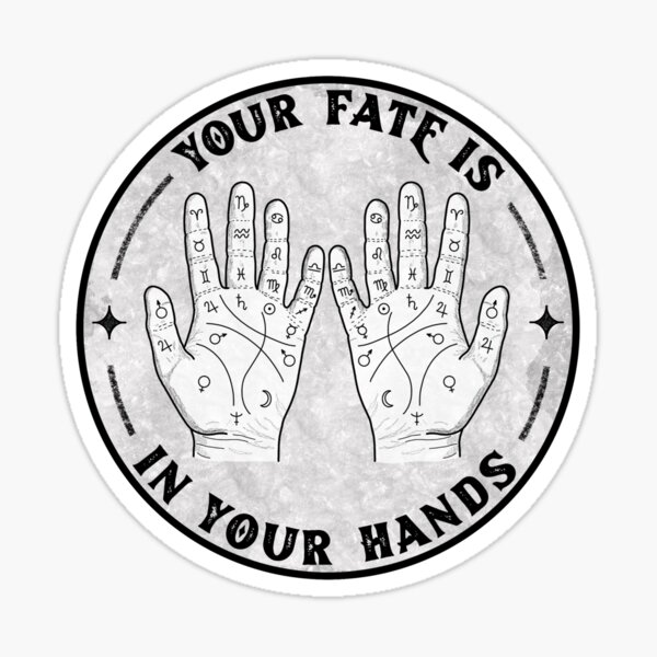 Palmistry Fate Sticker