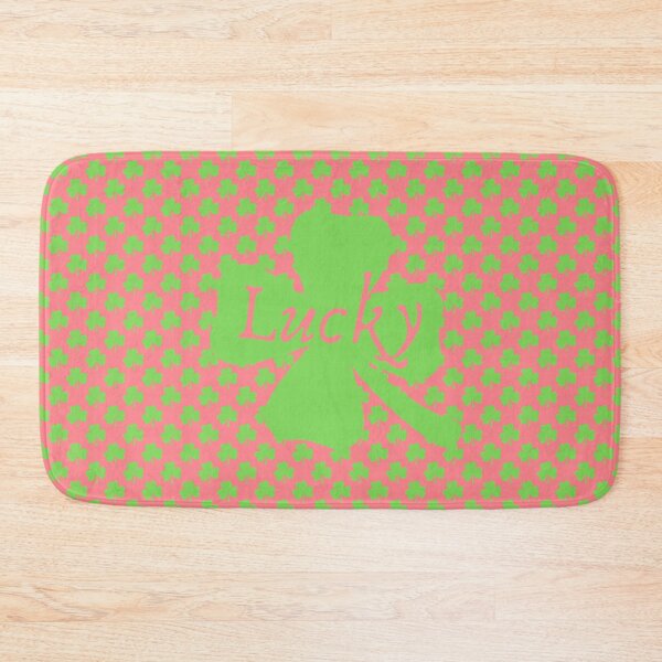 Item preview, St Patty's Day Pink And Green Clover designed and sold by concettaellis.