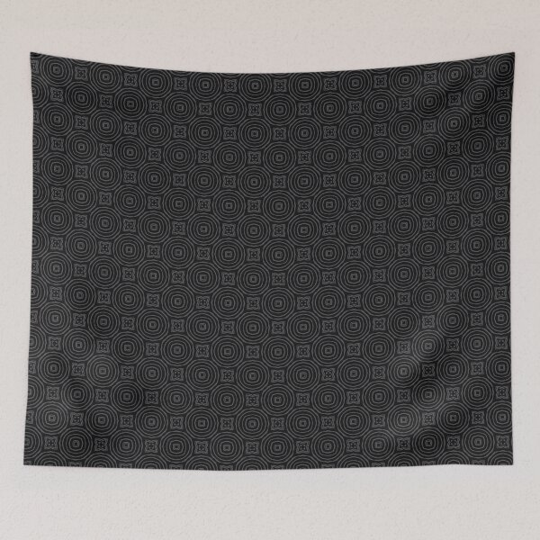Item preview,   Geometric Pattern Circles Black Grey designed and sold by Antava.