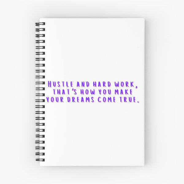 Item preview, Hustle and hard work, that’s how you make your dreams come true. designed and sold by micraelle.
