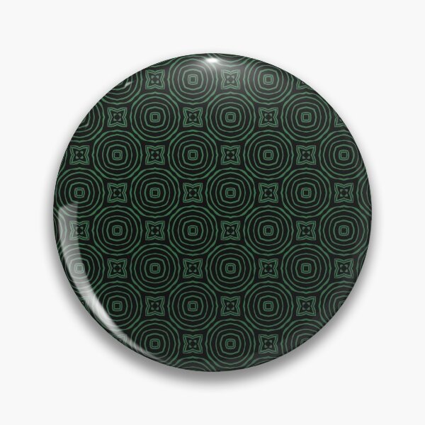 Item preview,   Geometric Pattern  Circles Black Green designed and sold by Antava.