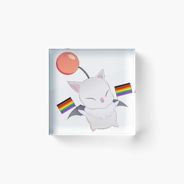 Item preview, Gay Pride Moogle [FFXIV] designed and sold by corbeaudelys.