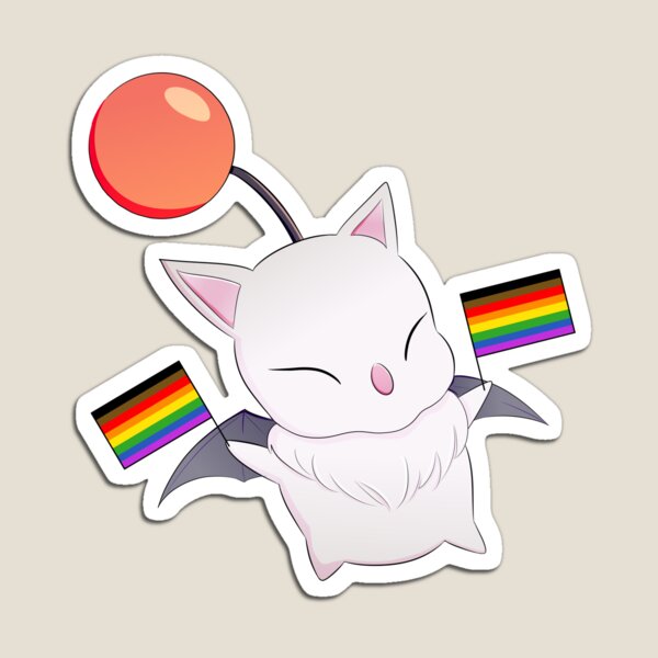 Item preview, Gay Pride Moogle [FFXIV] designed and sold by corbeaudelys.