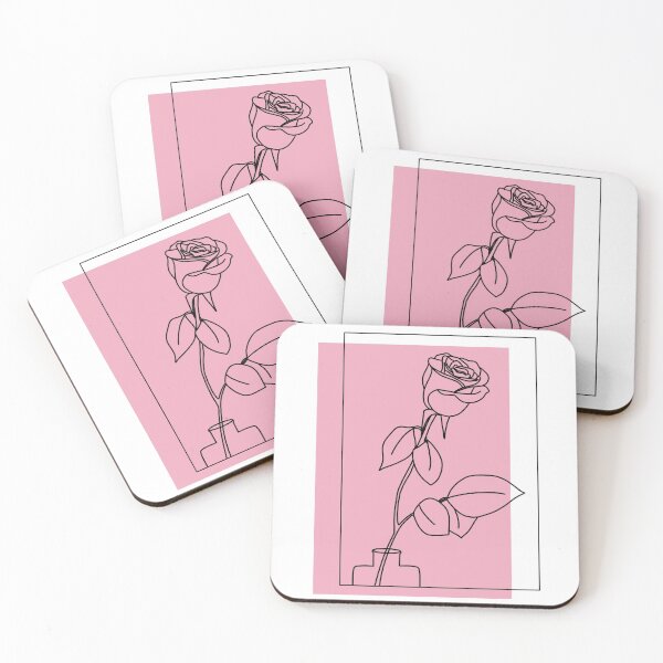 Item preview, Pink Rose Minimalistic Design designed and sold by ebullient.