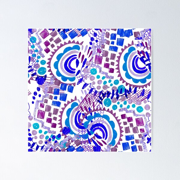 Item preview, Creative colorful abstraction. Children's drawings designed and sold by NatalliaNovik.