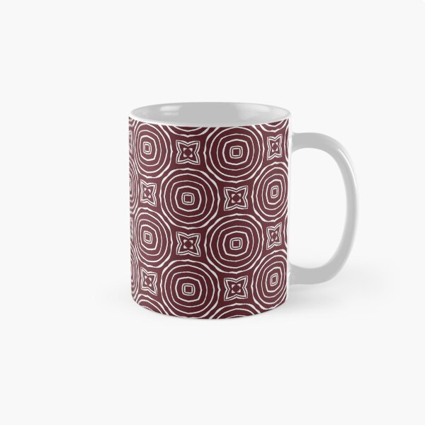Item preview,   Geometric Pattern Circles Burgundy designed and sold by Antava.