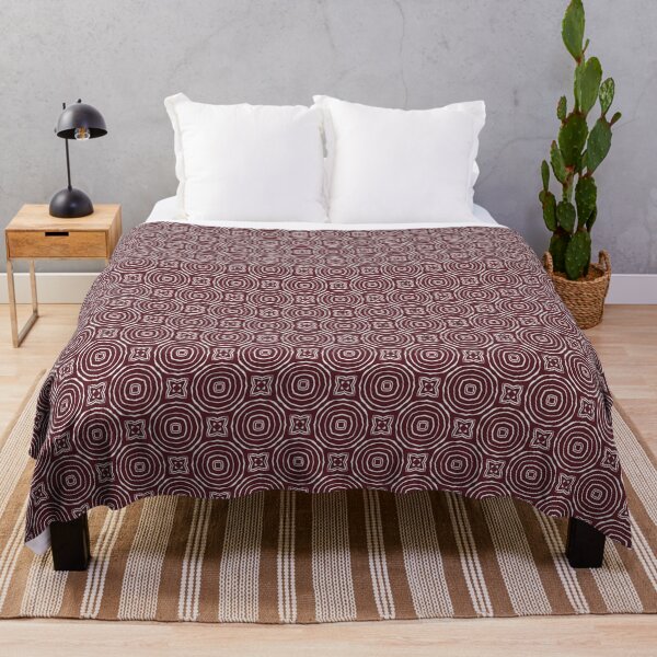 Item preview,   Geometric Pattern Circles Burgundy designed and sold by Antava.