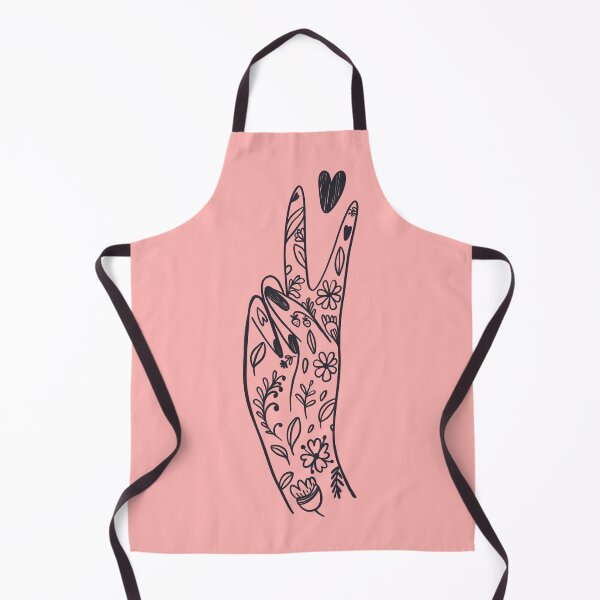 Item preview, PEACE & LOVE FLORAL TAT 01 designed and sold by SOLSKETCHES.