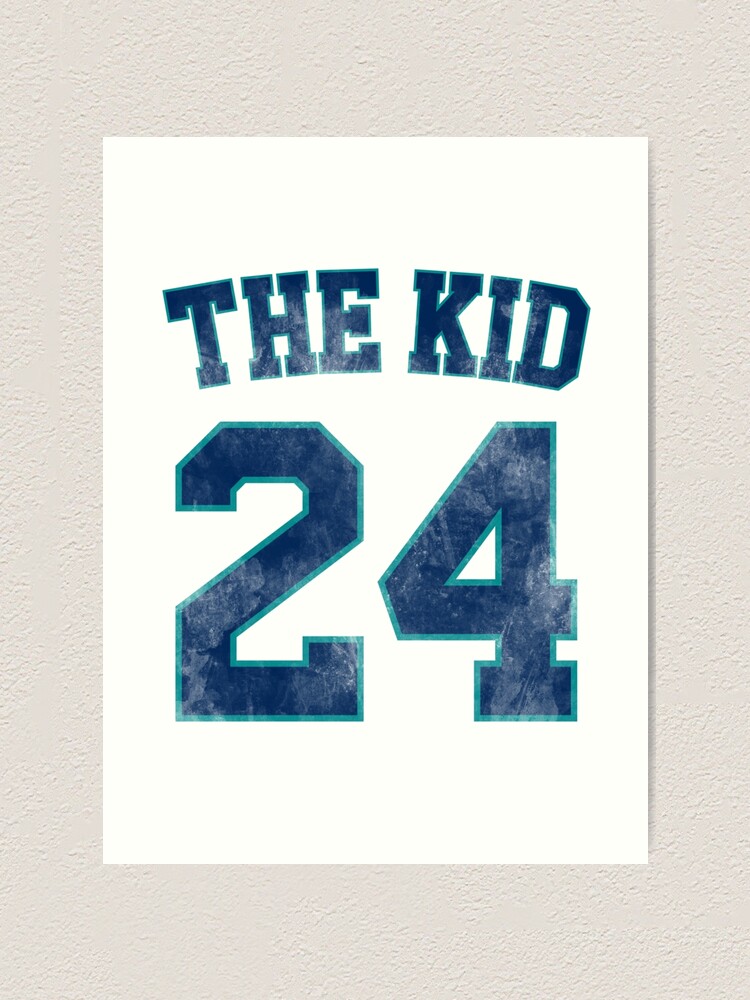 Ken Griffey Jr. - The Kid - Baseball Nickname Jersey - Modern Distressed  Art Print for Sale by Nick Starn