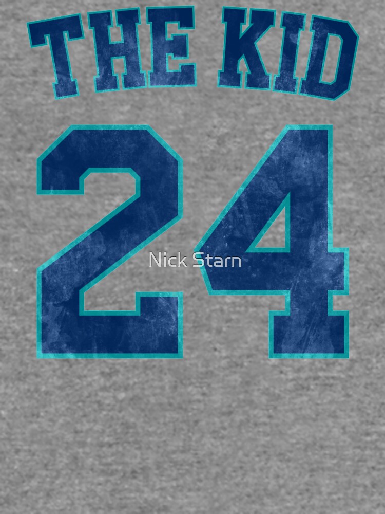 Ken Griffey Jr. - The Kid - Baseball Nickname Jersey - Modern Distressed  Sticker for Sale by Nick Starn