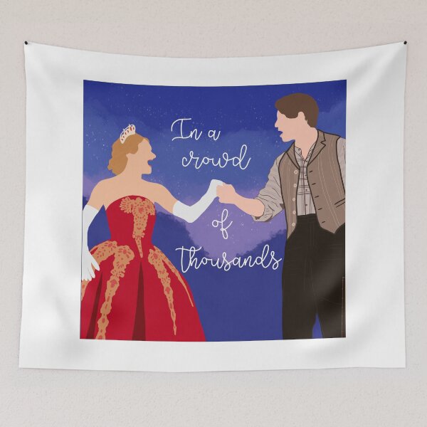 Item preview, In a Crowd of Thousands -  Anastasia quote designed and sold by Emma Vett.