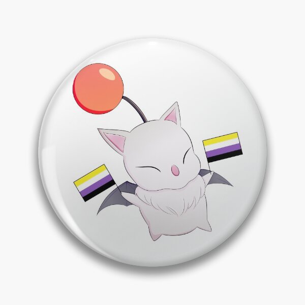 Item preview, Orgullo no binario Moogle [FFXIV] designed and sold by corbeaudelys.