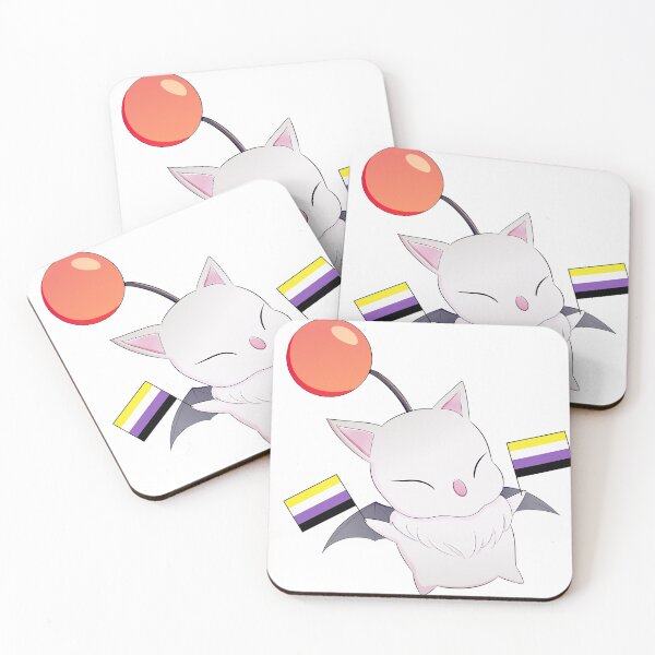 Item preview, Nonbinary Pride Moogle [FFXIV] designed and sold by corbeaudelys.