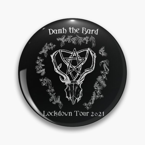 Item preview, Damh the Bard Lockdown 21 (White image, transparent background) designed and sold by Cerrilee.