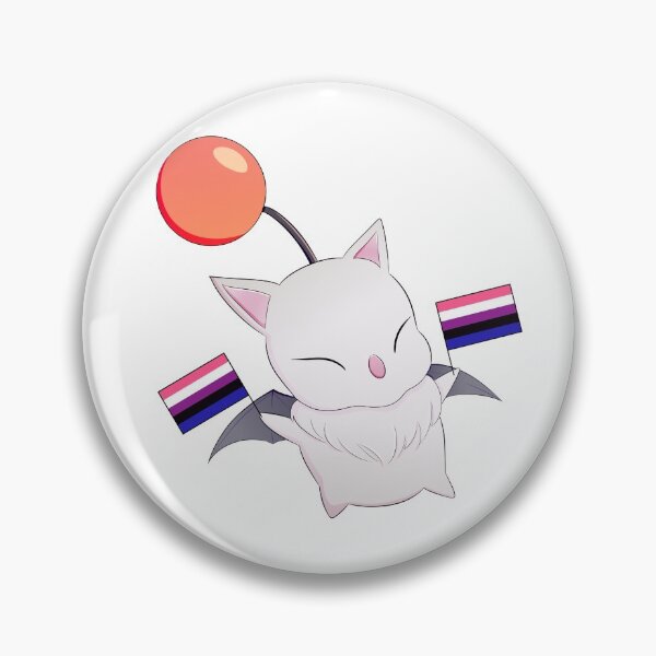 Item preview, Genderfluid Pride Moogle [FFXIV] designed and sold by corbeaudelys.