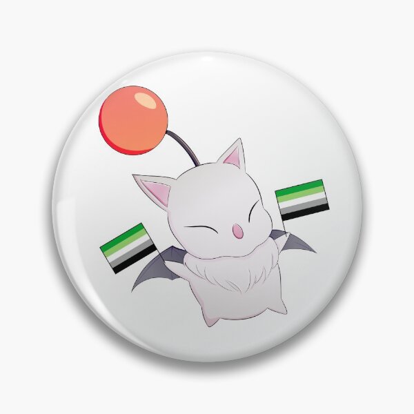 Artikelvorschau, Aromantic Pride Moogle [FFXIV] entworfen und verkauft von corbeaudelys.