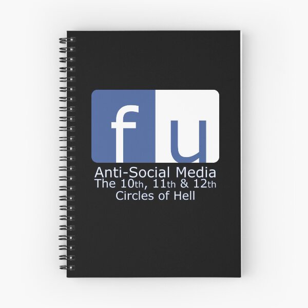 Item preview, F U Anti-Social Media Circles of Hell designed and sold by SifRants.