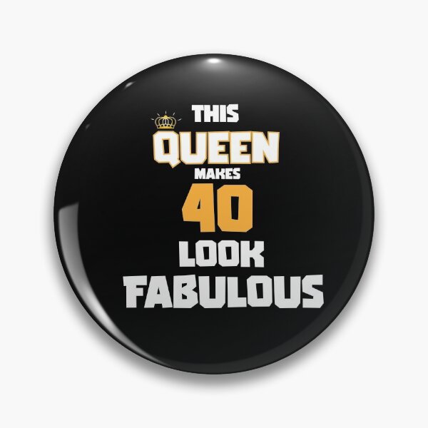 Item preview, This queen makes 40 look pretty: family Shirts, anniversary Day Shirt ,40th Birthday Shirt, 40th Birthday Gift For Her, women shirt. designed and sold by comeonyassine21.