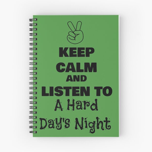 Item preview, Keep Calm and Listen to A Hard Day’s Night designed and sold by QuotesDogma.