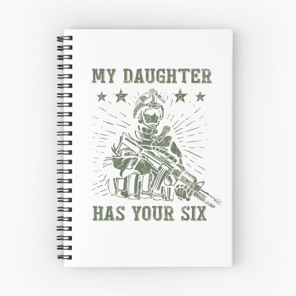 Item preview, My Daughter Has Your Six Army Mom Army Dad designed and sold by Uppercase Tees.