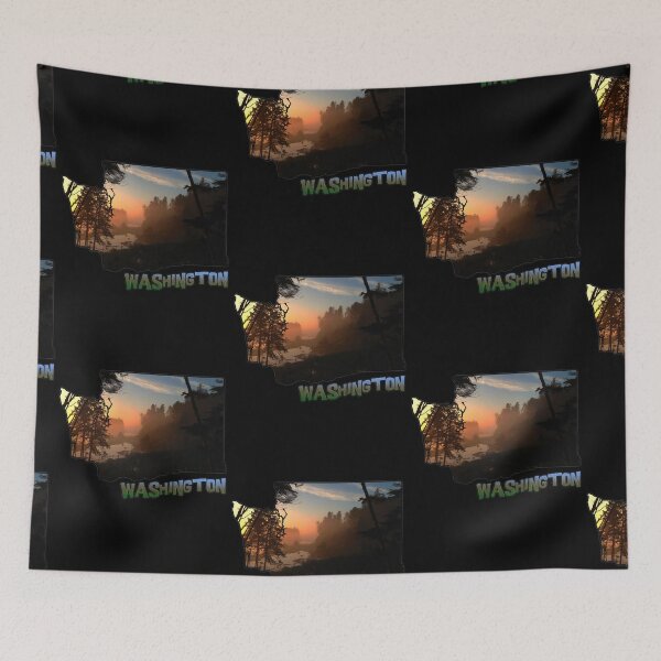 Item preview, Washington State Outline (Pacific Coast) designed and sold by gorff.