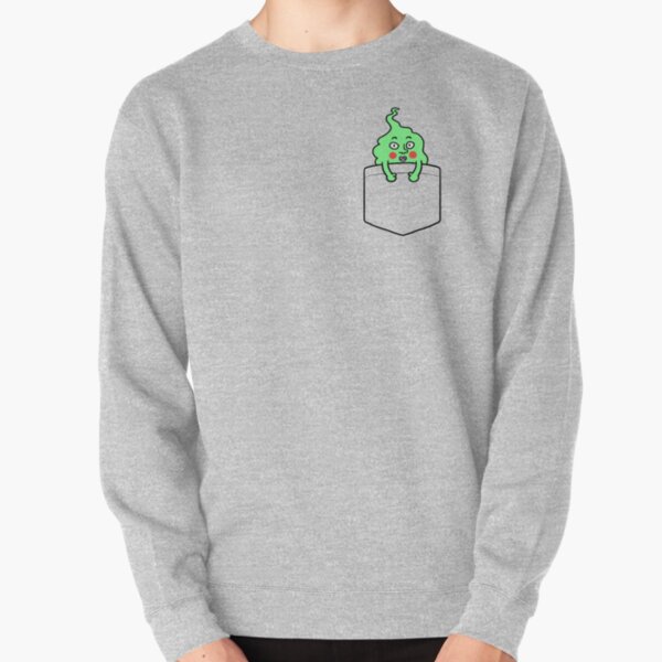 pocket dimple Pullover Sweatshirt