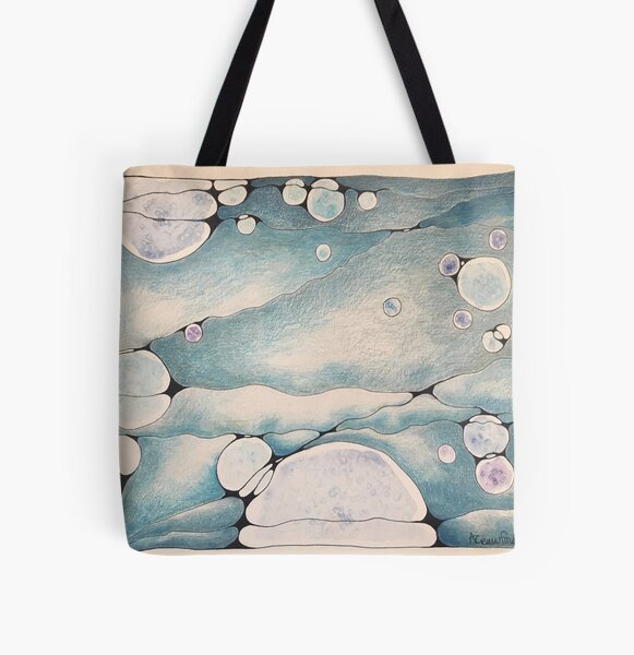 Snow Day All Over Print Tote Bag