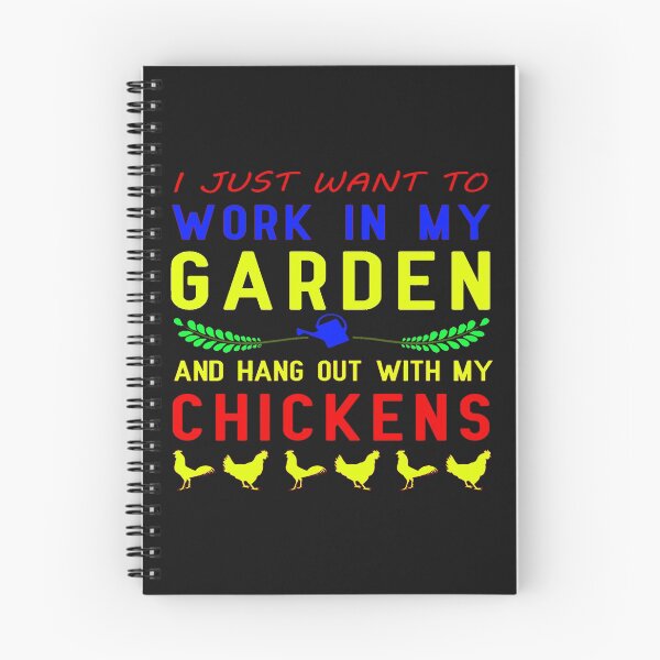 Item preview, I Just Want To Work In My Garden And Hang Out With My Chickens designed and sold by JOE4SHOP.