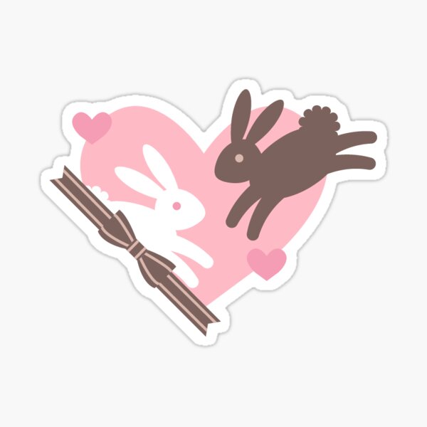Chocolate Bunny 2 Sticker