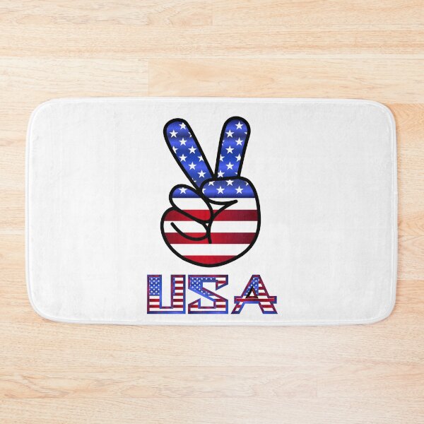 Item preview, Awe-inspiring Illustration of USA Peace Sign Design designed and sold by jglawson676.