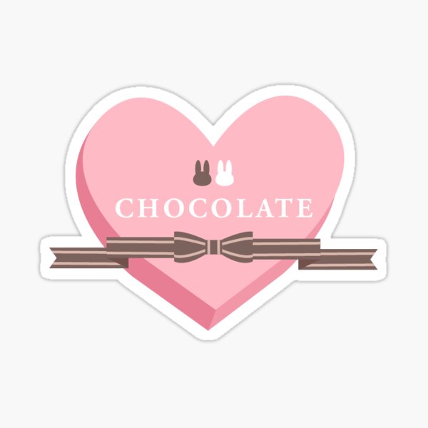 Chocolate Bunny 4 Sticker
