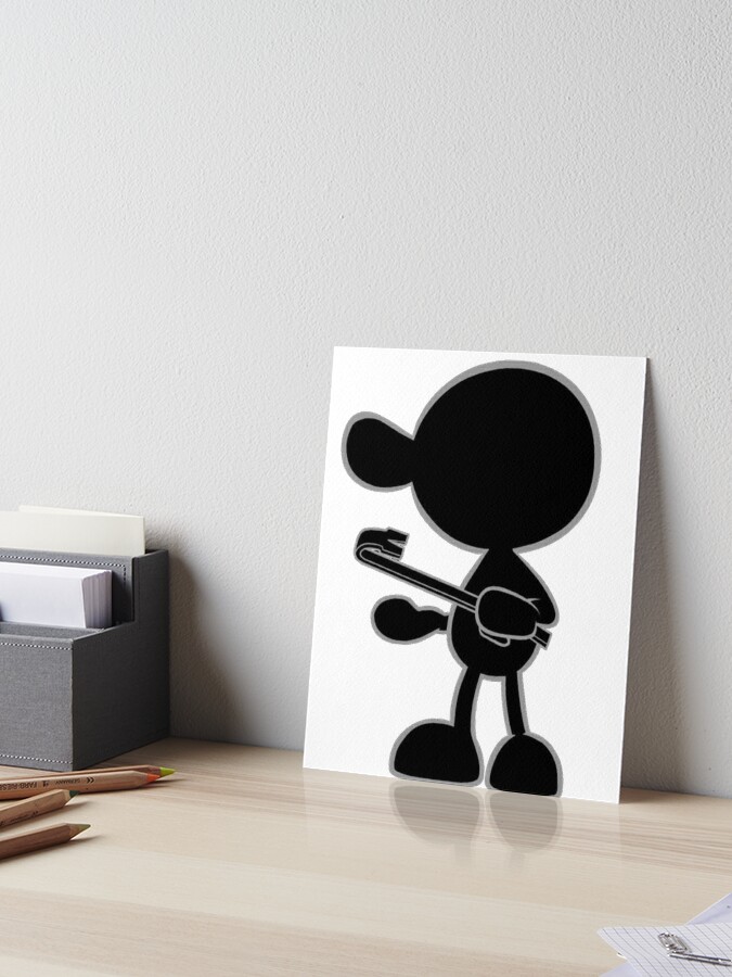 Mr. Game & Watch crowbar Sticker by KOSCs