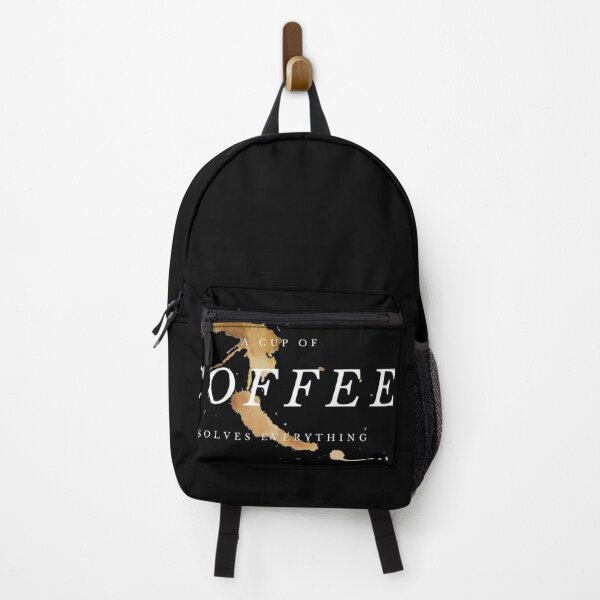 Item preview, a cup of coffee solves everything  designed and sold by Artsy Pies.